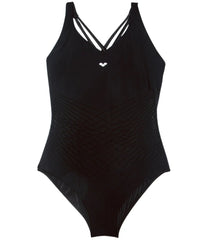 Arena Women's Maia Criss Cross Back Chlorine Resistant One Piece Swimsuit