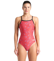 Arena Women's Escape Lightdrop Back One Piece Swimsuit
