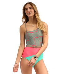 Body Glove Tilt One Shoulder One Piece Swimsuit