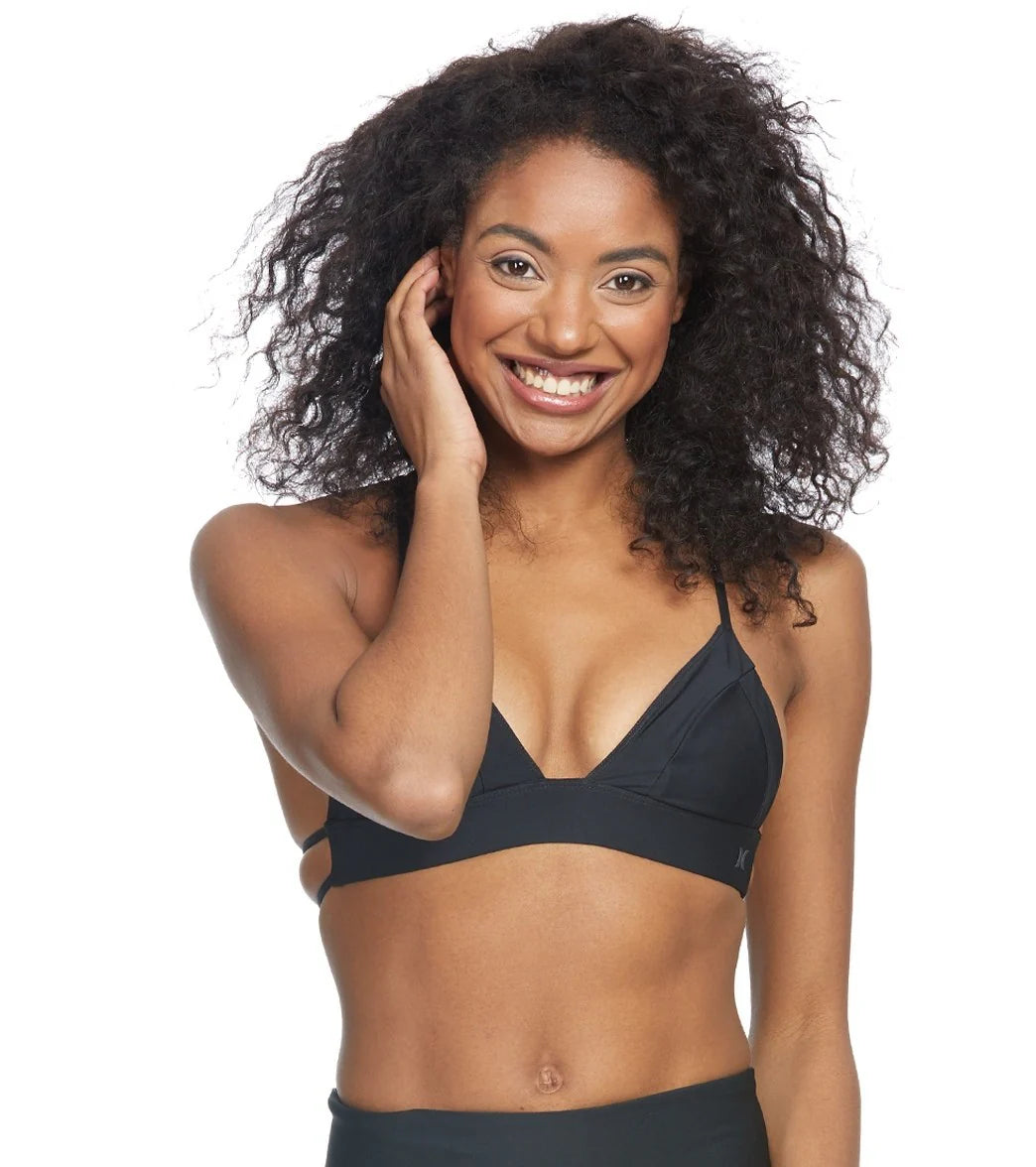 Hurley Women's Quick Dry Bralette Surf Bikini Top