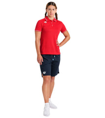 Arena Women's Team Solid Cotton Polo Shirt