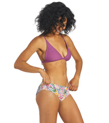 Sporti Active Tropical Palm Hipster Workout Bikini Swim Bottom