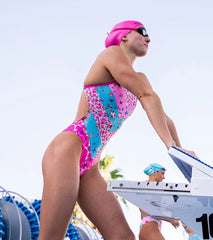 Sporti x Emma Weyant Patchwork Micro Back One Piece Swimsuit