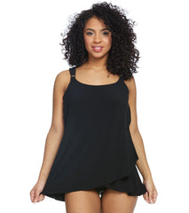 Miraclesuit Razzle Dazzle Dazzle Underwire Tankini Top (DD Cup)