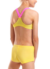 Arena Girls' Solid Two Piece Bikini Set (Little Kid, Big Kid)