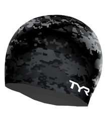 TYR Adult fit Graphic Digi Camo Swim Cap