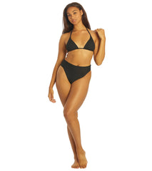 Hurley Women's Baby Rib Classic Triangle Bikini Top