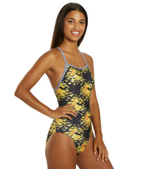 Dolfin Women's V-2 Back One Piece Swimsuit