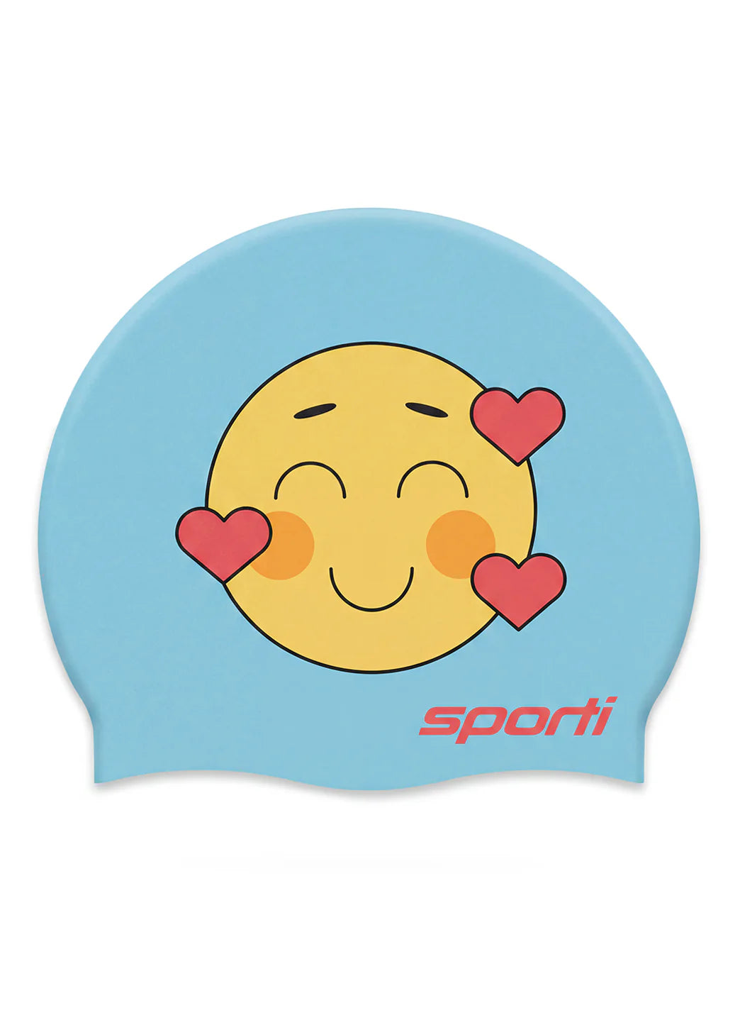 Sporti Icon Love Silicone Swim Cap