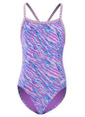 Dolfin Uglies Girls' Aurora Print One Piece Swimsuit (Big Kid)