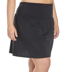 Sporti Plus Size Aurora Ultra High Waisted Tummy Control Swim Skirt