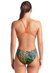 Arena Women's Flora Challenge Back One Piece Swimsuit