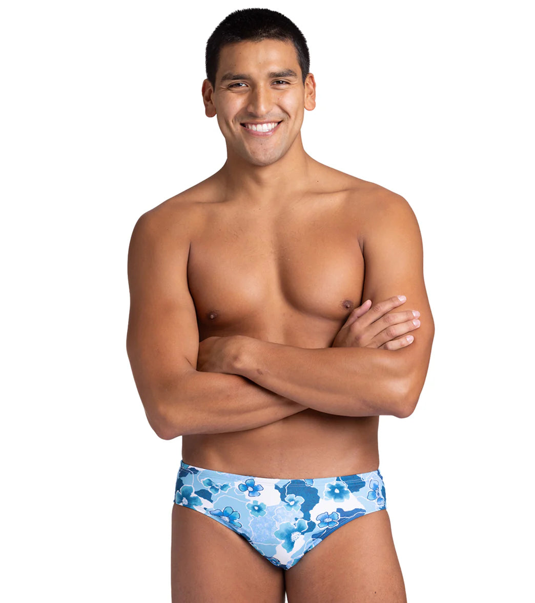JOLYN Men's Brolyn Camoflora Brief Swimsuit