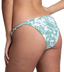 JOLYN Women's Karlee Floriana Side Ruffles Low Rise Bikini Bottom