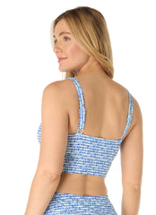 Beach House Women's Shoreline Shells Empower Underwire Crop Top