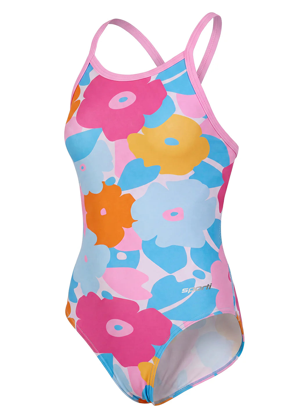Sporti Sunburst Bloom Thin Strap One Piece Swimsuit (22-44)