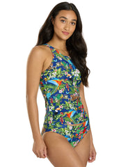 Sporti Active Tropical Oasis High Neck Tankini Top