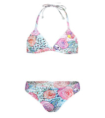 Hurley Youth Girls' Every Rose Banded Triangle Set (7-14)