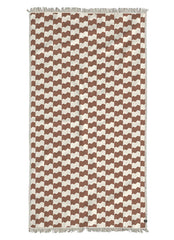 Slowtide Checker Driftweave Turkish Beach Towel