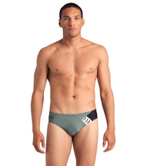 Arena Men's Stripe Brief Swimsuit