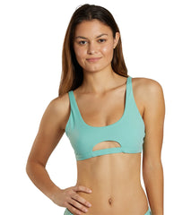 JOLYN Women's Solid Amelia Bikini Top