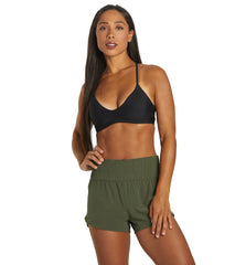 Hurley Women's Solid High Waist 2.5" Boardshorts