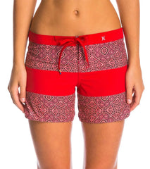 Hurley Women's Phantom Printed 5" Beachrider Tribal Boardshort
