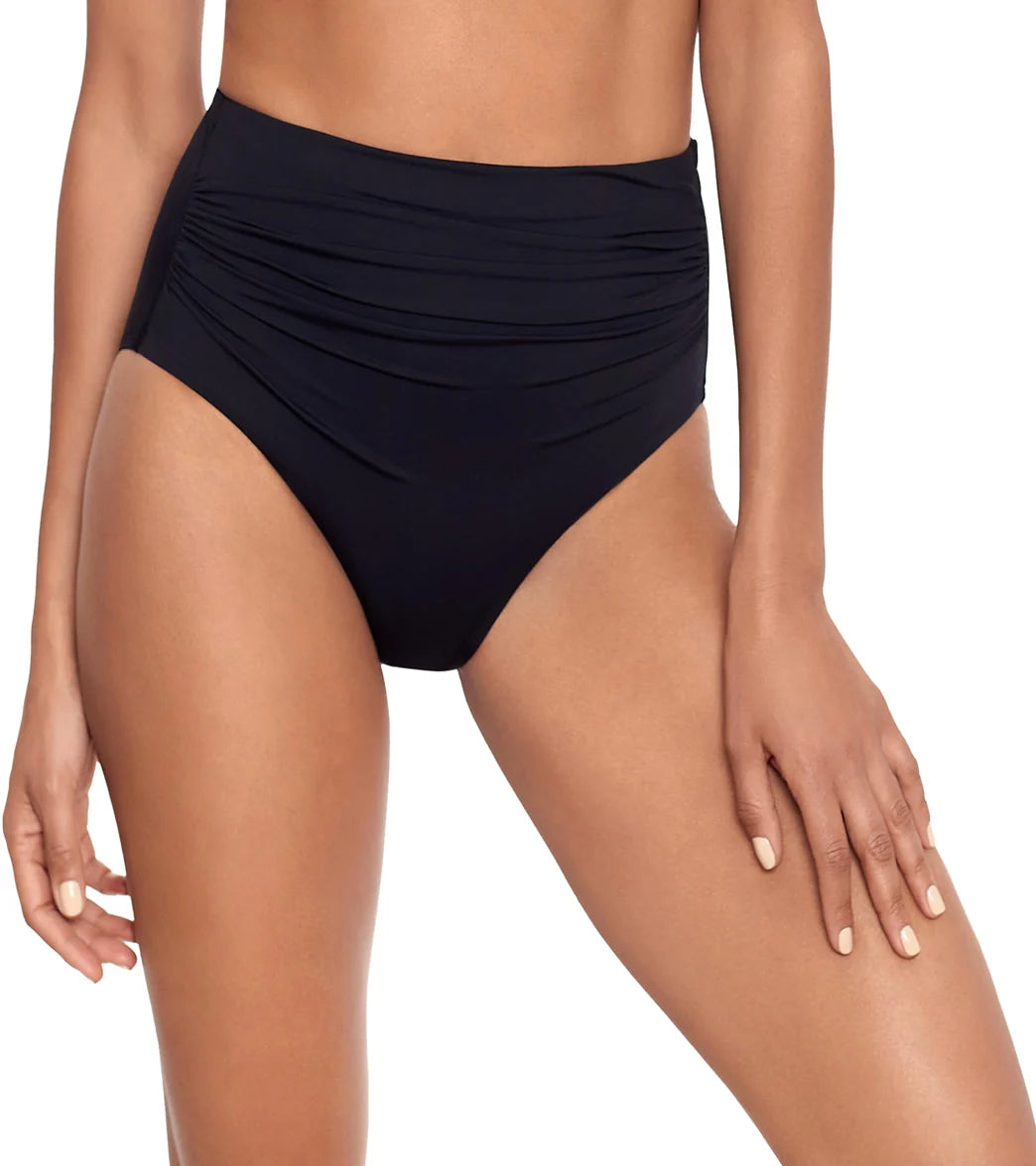 Lauren Ralph Lauren Women's Beach Club Solids High Waist Bikini Bottom