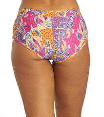 Sporti Active Floral Patchwork Cheeky Boyshort Swim Bottom
