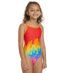 Sporti x Tyler Wallach Limited Edition Studio Drip Thin Strap One Piece Swimsuit Youth (22-28)