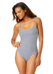 Anne Cole Women's Neo Geo Classic Lingerie One Piece Swimsuit