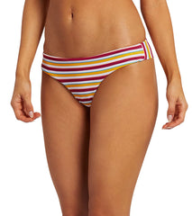 Volcom Women's Stripe While Haute Cheek Bikini Bottom