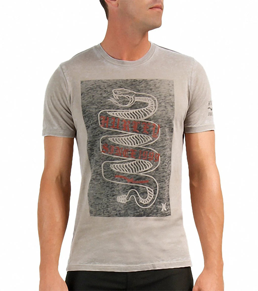Hurley Men's Sagrada Serpiente Burnout Premium S/S Tee