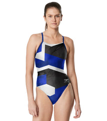 Speedo Women's Glimmer Flyback One Piece Swimsuit