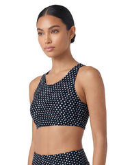 Sporti Active Tidal Dots High Neck Crop Bikini Top