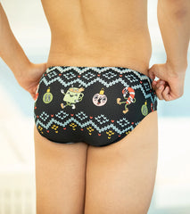 Sporti Granny Sweater Holiday Groovy Brief Swimsuit