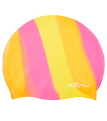Dolfin Color Burst Silicone Swim Cap