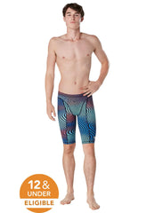 Speedo Men's Print Vanquisher Jammer Tech Suit Swimsuit