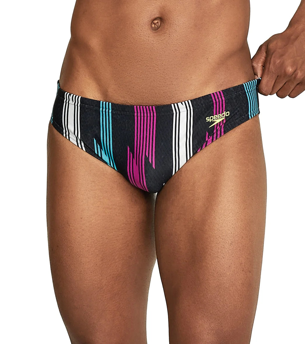 Speedo Men's Printed Brief Swimsuit