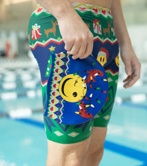 Sporti Holiday Sleighin' It Silicone Swim Cap