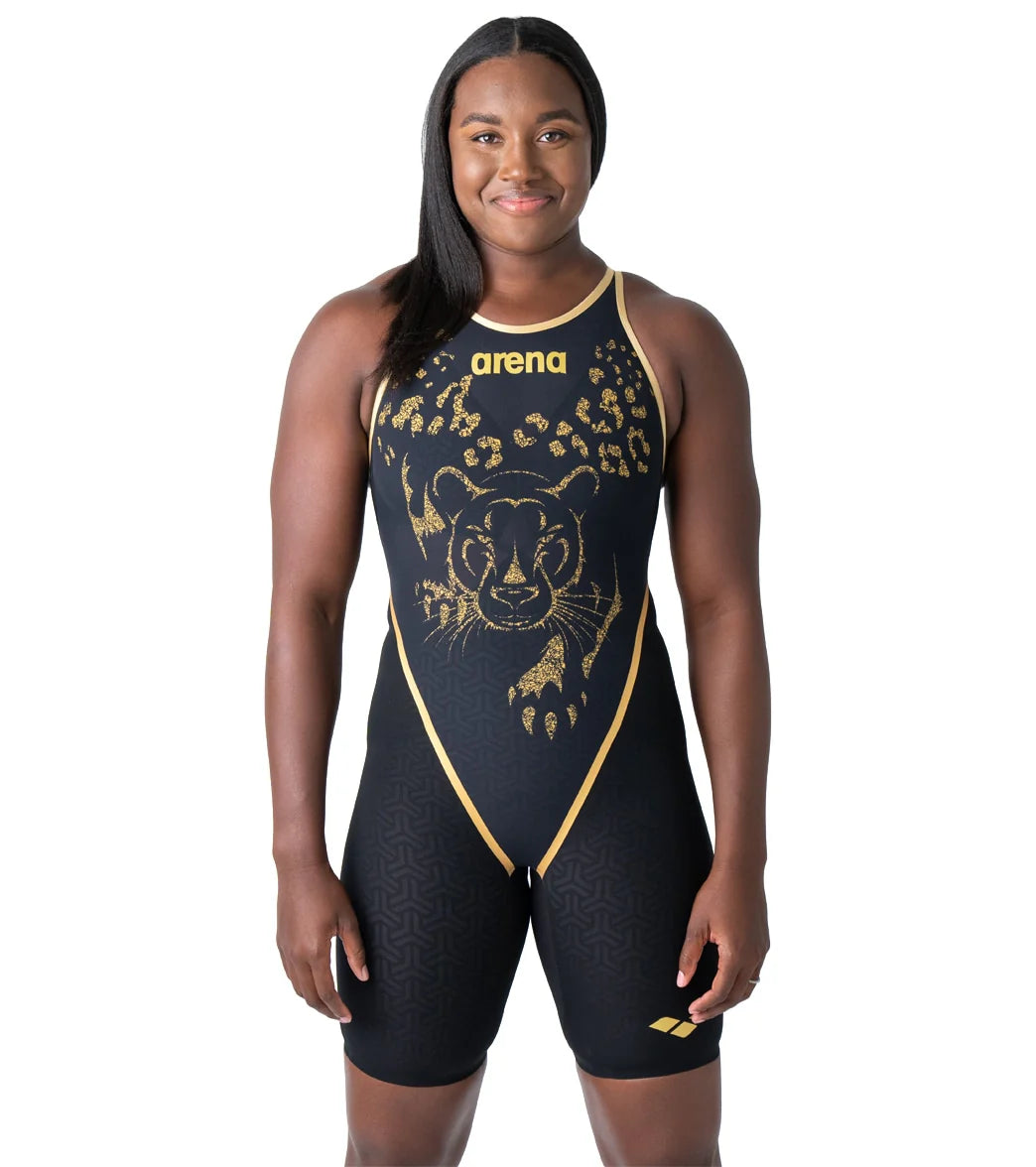 Arena Women's Powerskin Carbon Glide SL LE Simone Manuel Closed Back Tech Suit Swimsuit