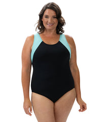 Dolfin Aquashape Women's Color Block One Piece Swimsuit