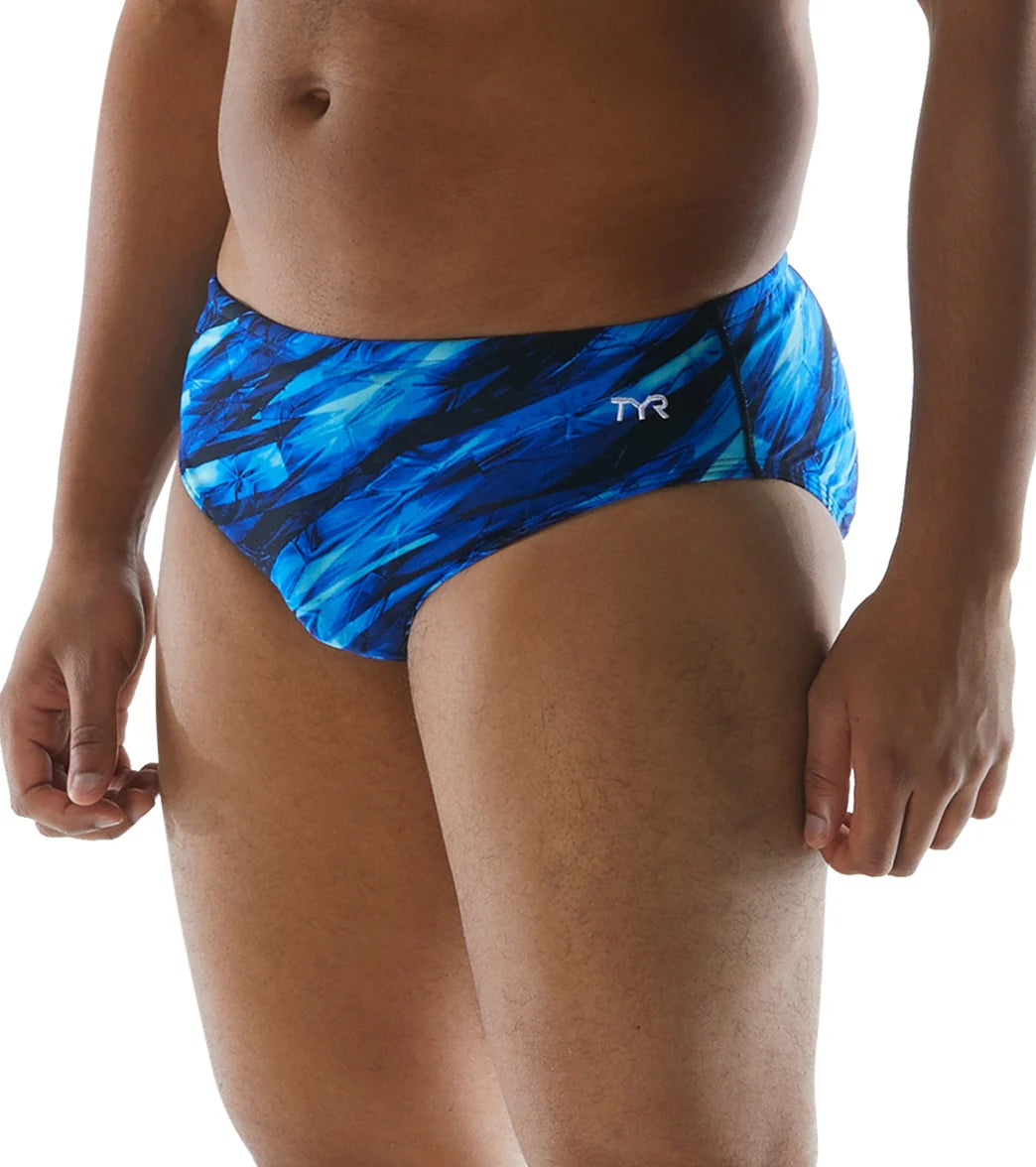 TYR Men's Vitric Racer Brief Swimsuit