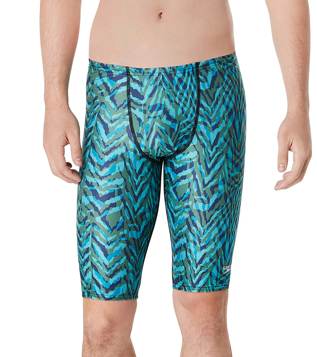 Speedo Vibe Men's Eco Pro LT Printed Jammer Swimsuit