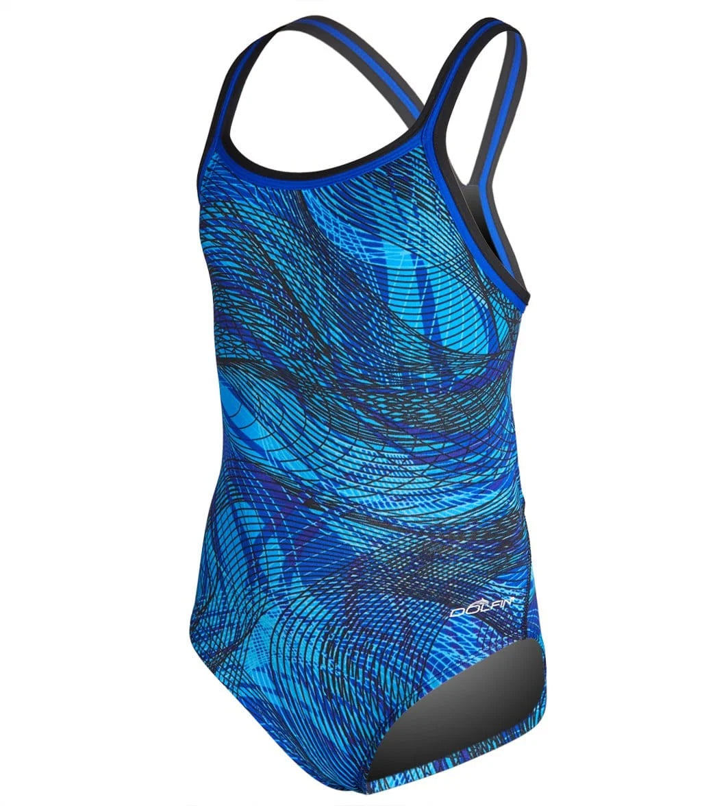 Dolfin Youth Reliance Sonic DBX Back One Piece Swimsuit