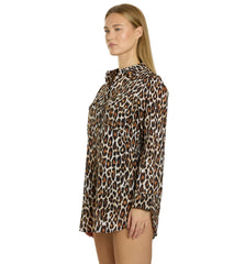 Tommy Bahama Women's Leopard Boyfriend Shirt