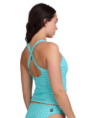 JOLYN Women's Paula Clamshell Tankini Top