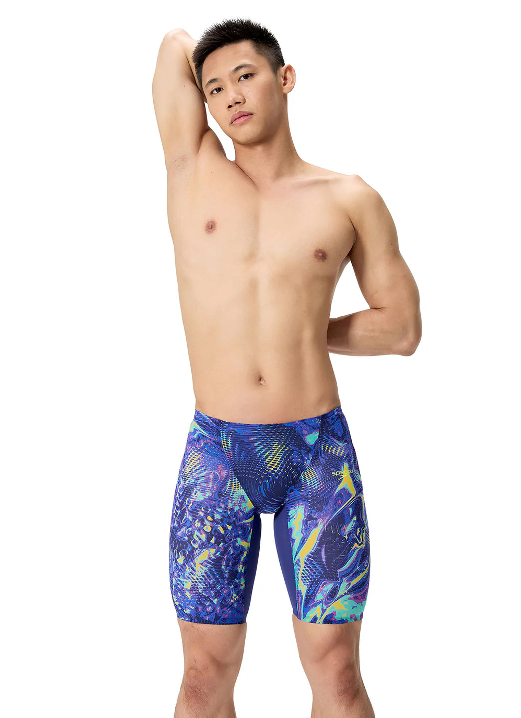 Speedo Men's Fastskin LZR Pure Valor 2.0 Printed Jammer Tech Suit Swimsuit