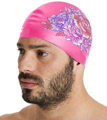 Arena Breast Cancer Awareness Flat Silicone Swim Cap