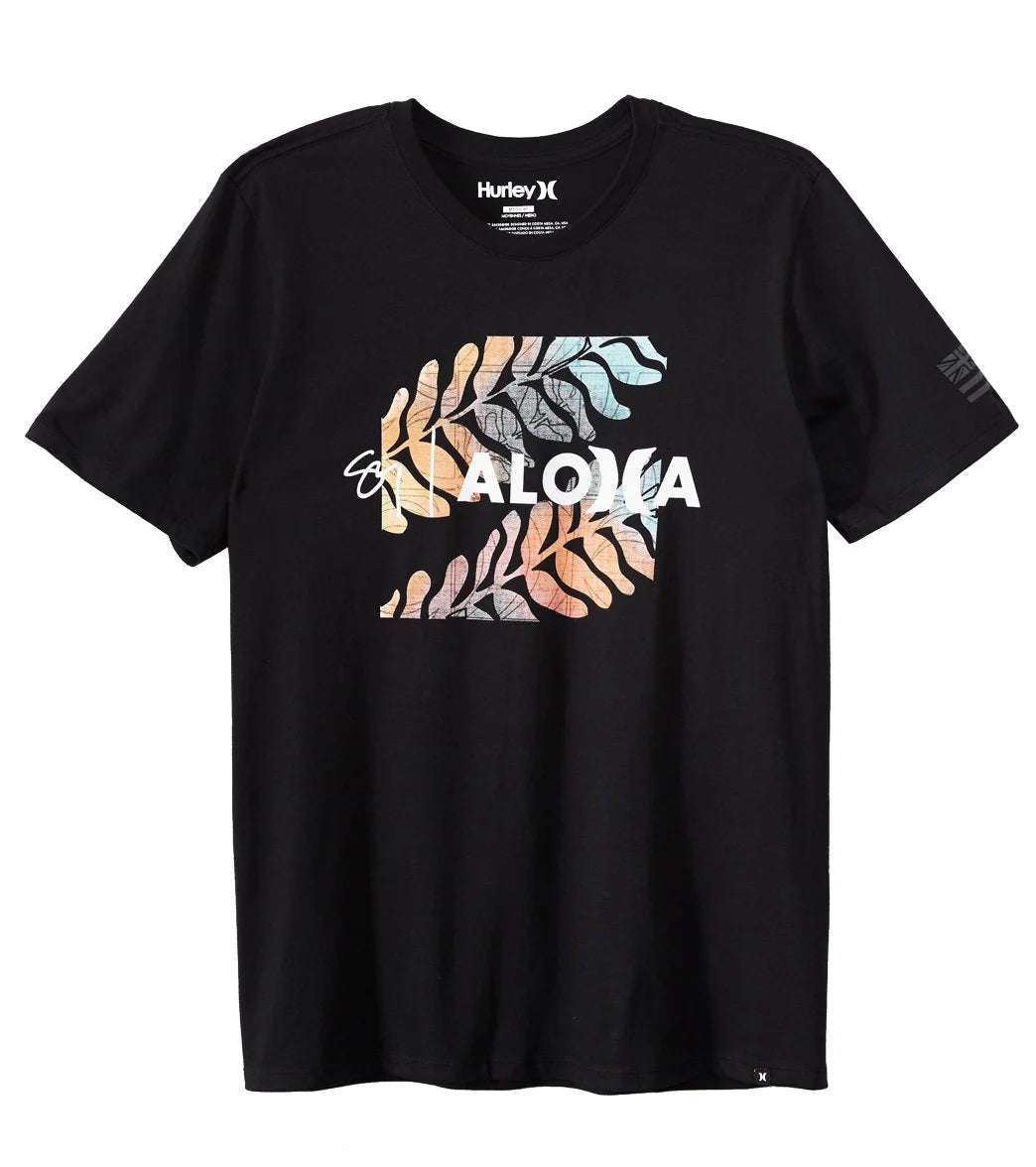 Hurley Men's Sig Zane Boxed Short Sleeve Tee
